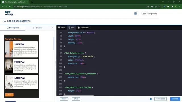Flats Page | Bootstrap | CODING ASSIGNMENT 3 | NxtWave | ccbp 4.o смотреть онлайн