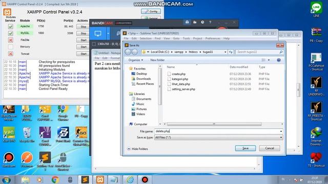 Implementasi Client Server PHP dan ANDROID (konsep CRUD) part 2 смотреть онлайн