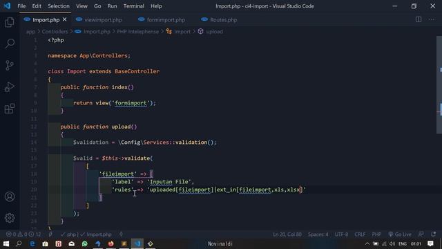 Tutorial Import Data Dari Excel Ke Database Mysql di Codeigniter 4 смотреть онлайн