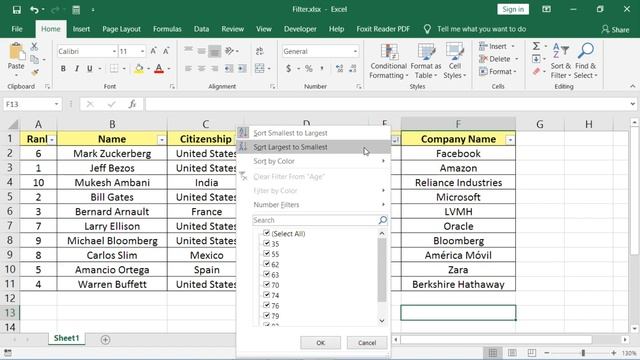 How to apply Filter in Excel? смотреть онлайн