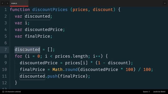 var vs let vs const: Variable declarations in ES6 | ES2015 смотреть онлайн