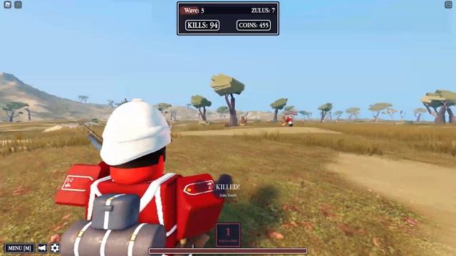 LAST STAND OF THE BRITISH - Roblox Zulu Wars смотреть онлайн