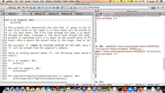 METR1313 - Week 3 - Segment 2: Python For-Loops With Two Numbers In Range() смотреть онлайн