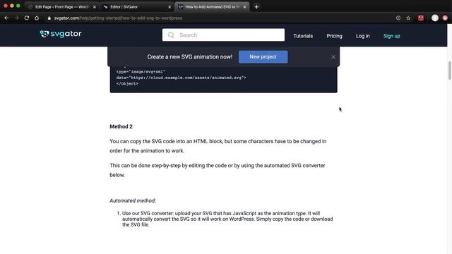 Easily Add SVG Animation to WordPress | SVGator смотреть онлайн