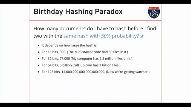 CS 125 Spring 2019: Mon 4.22.2019. Hashing and Maps смотреть онлайн