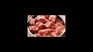 Как резать мясо на шашлык?