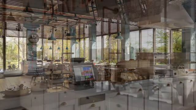 Дизайн ресторана, оформленный декоративным кирпичом смотреть онлайн