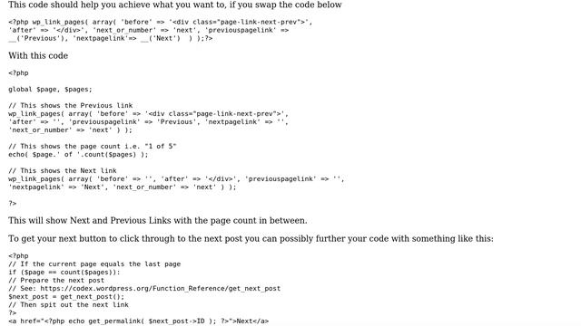 Wordpress: Post Pagination Modifications (wp_link_pages) (2 Solutions!!) смотреть онлайн