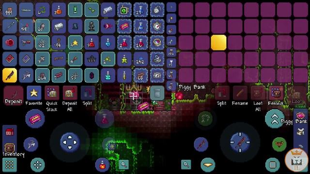 Let's Play Terraria (1.3) Mobile- THE HEART QUEST! Episode 19 смотреть онлайн