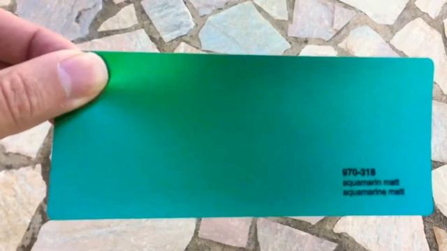 Oracal 970RA 318M Aquamarine Mat Wrap Folie смотреть онлайн