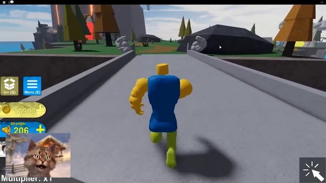 Becoming The Biggest Size Noob In Roblox Mega Noob Simulator смотреть онлайн