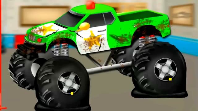 МОНСТР ТРАК. Ремонт и мойка мультик. МОНСТР ТРАК в Суперавтосервисе. Monster Trucks смотреть онлайн