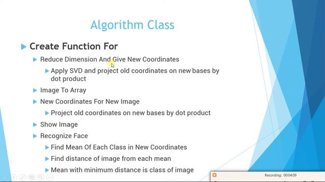 3. Face Recognition using PCA - Process смотреть онлайн