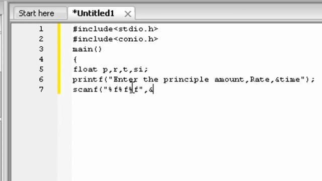 Calculate simple interest in C language on code blocks in hindi and english смотреть онлайн