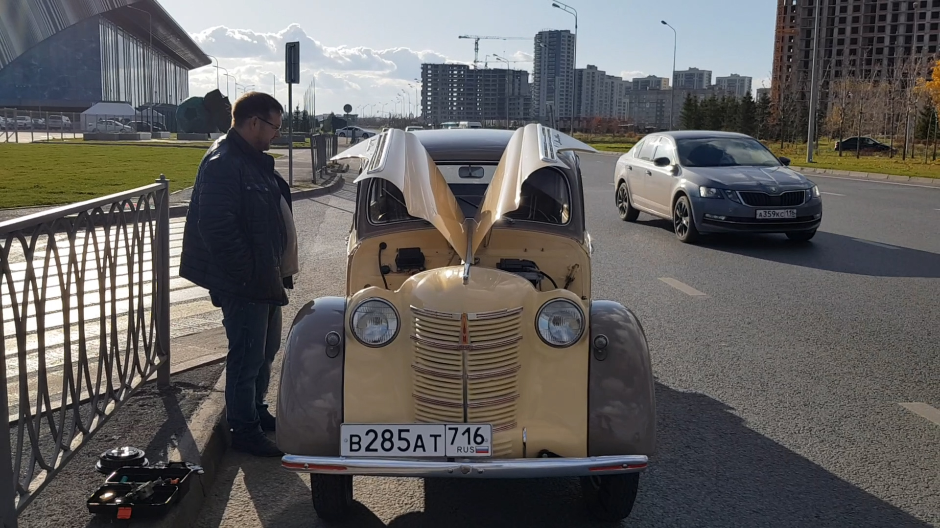Москвич 401 1953 Копия Opel Olympia 1938 смотреть онлайн