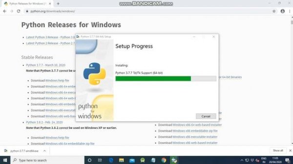 How to install Python 32 bit 64 bit.
