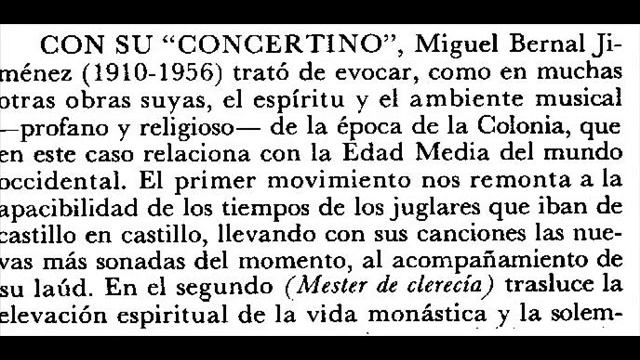 Concertino de Miguel Bernal JiménezMrGermandelacruz смотреть онлайн