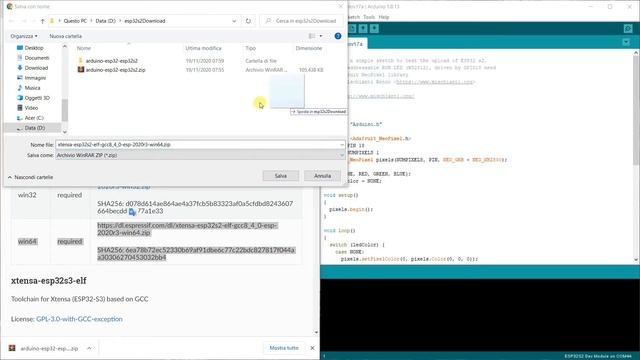 Tutorial: use and configure ESP32 S2 boards on Arduino IDE from GitHub source code (Deprecated) смотреть онлайн