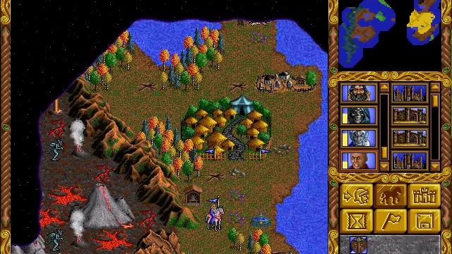 Heroes of Might and Magic I Walkthrough - Scenario 02 "Archipelago" [Part 02] смотреть онлайн