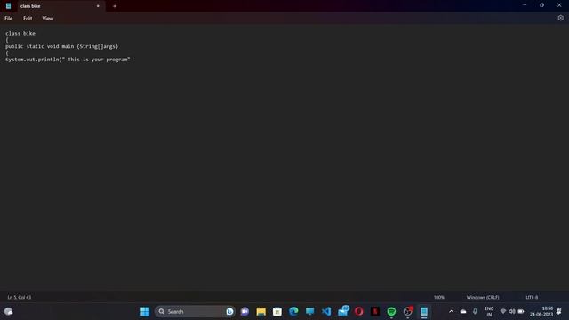 How to write , Compile, & Execute a java program using Notepad & cmd || Java in Notepad || ITF смотреть онлайн