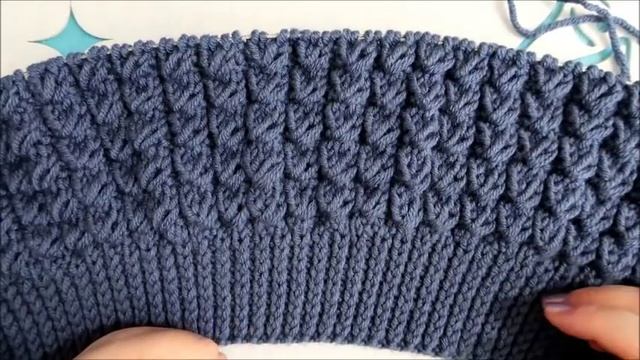 ШИКАРНЫЙ ОБЪЕМНЫЙ БЕРЕТ СПИЦАМИ. МАСТЕР КЛАСС. смотреть онлайн