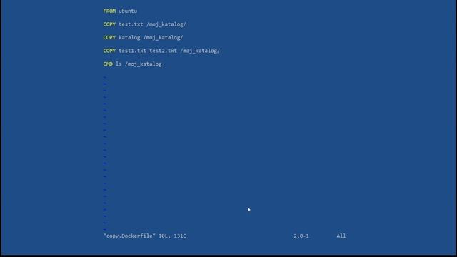 Polecenia ADD, COPY i WORKDIR - Kurs Dockera odcinek 10 смотреть онлайн