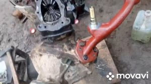 установка ГОРУ на МТЗ 52 цилиндр на старый мост дазатор на старый сост