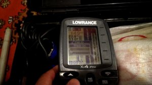 Настройки эхолота lowrance x4 pro.