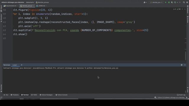 Reducción de Ruido con Principal Component Analysis (PCA) en scikit-learn смотреть онлайн