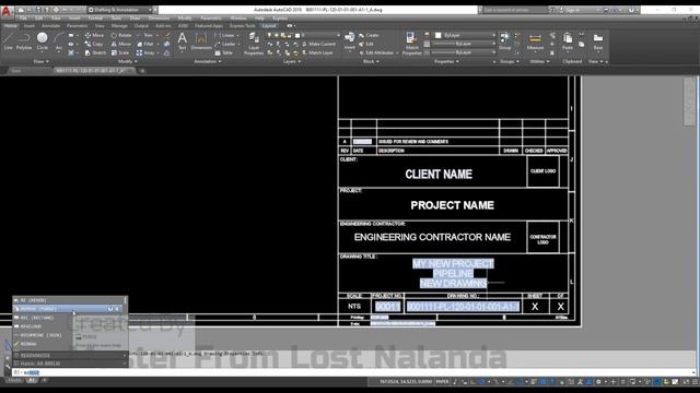 Autocad Smart Template - Reduce the Time while working with Autocad Drawing Revision смотреть онлайн