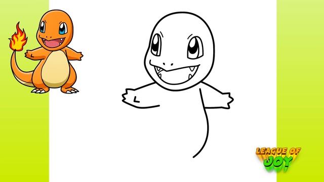 How to DRAW CHARMANDER - Pokemon смотреть онлайн