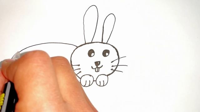 qalamda quyon rasmini chizish/нарисовать кролика карандашом/draw a picture of a rabbit in pencil смотреть онлайн