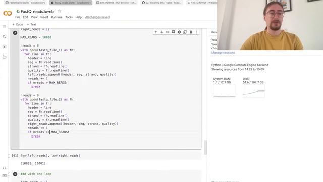 Part 3. Coding the FASTQ parser from scratch (audio RU, text EN) смотреть онлайн