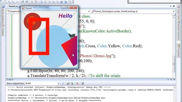 Graphical drawing in windows form - Part 3 - C# WinForms смотреть онлайн