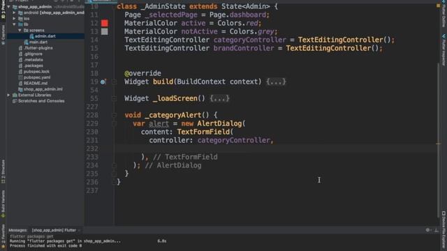 32. Admin side flutter e-commerce app: create brand and category смотреть онлайн