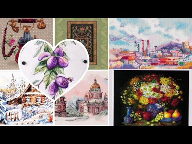 НОВИНКИ наборов для ВЫШИВКИ,  вышедшие в ЯНВАРЕ 2023. Dimensions, Letistich, Panna, Марья искусница