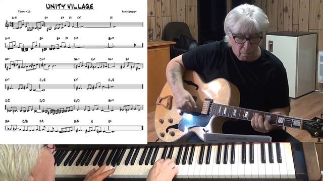 UNITY VILLAGE - Jazz guitar & piano cover ( Pat Metheney ) смотреть онлайн