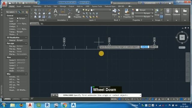 HOW TO MAKE ROAD CHAINAGE IN AUTOCAD USING LISP