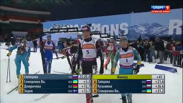 Biathlon - 2011 Champions Race (Moscow) - Women's Mass Start - 3/3 смотреть онлайн