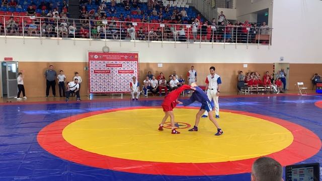 Первенство России по самбо до 14 лет 46 кг. финал Фиданян СКФО - Колонтай ЦФО смотреть онлайн