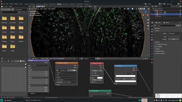 Blender: Emisión de luz controlada. Nodo Ambient Occlusion смотреть онлайн