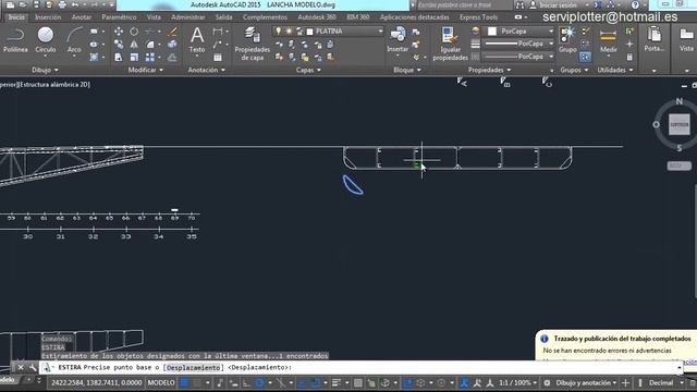 TUTORIAL AUTOCAD 10 ESTRUCTURA NAVAL LANCHA - CUADERNAS SECCIONES COMANDO EMPALME смотреть онлайн