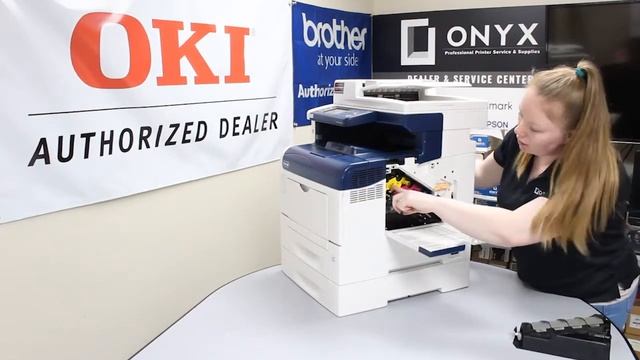 Xerox WorkCentre 6605 | Onyx Imaging | Tulsa Printer Repair | How to Change Drum смотреть онлайн