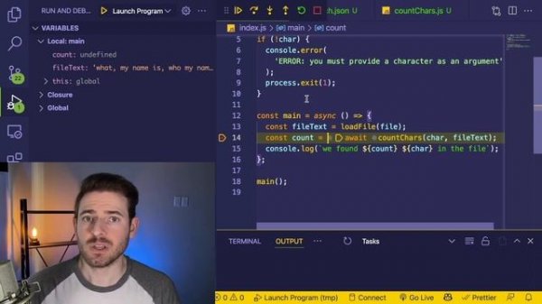 How to use the Debugger in VSCode to debug Node.js Applications