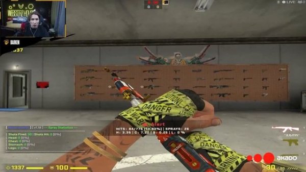 ⚡ Recoil Master — полезная карта для тренировки спрея в CS:GO