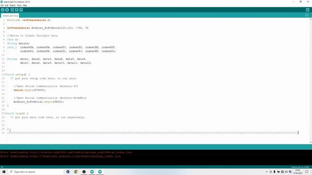 NodeMcu Arduino Serial Communication Send Multiple Data, Up to 12 Data смотреть онлайн