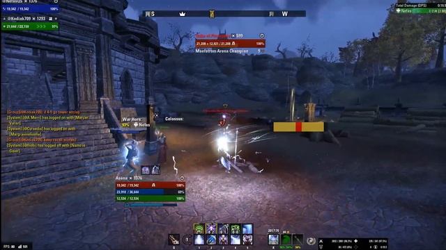 Magicka Sorcerer PvP (1vX, 2vX) | The Elder Scrolls Online - Harrowstorm смотреть онлайн