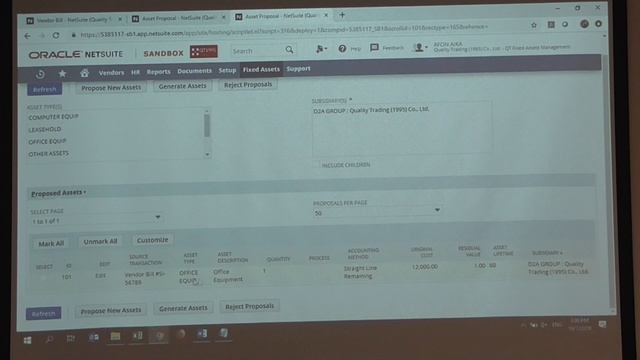 Day4 Part1 Oracle Training Fixed Asset Module смотреть онлайн