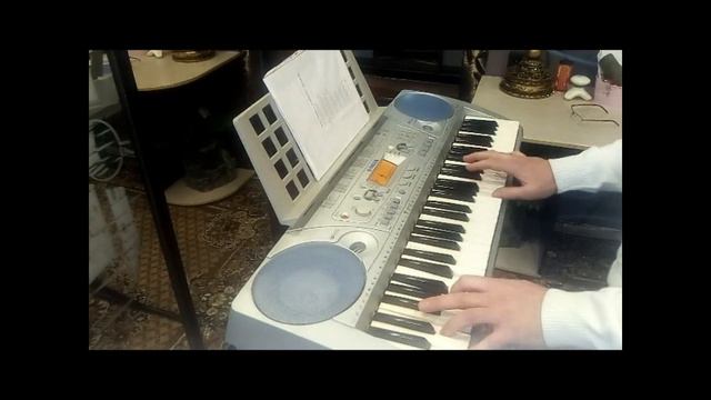 Старые мелодии на синтезаторе Yamaha. (Маленький плот) смотреть онлайн