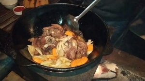 Думляма в Казане. Дымляма. Очень простое узбекское блюдо в Казане.